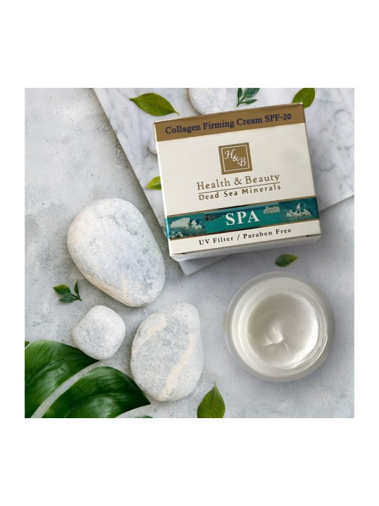 Crème visage raffermissante au collagène HB avec minéraux de la mer Morte | Soins du visage