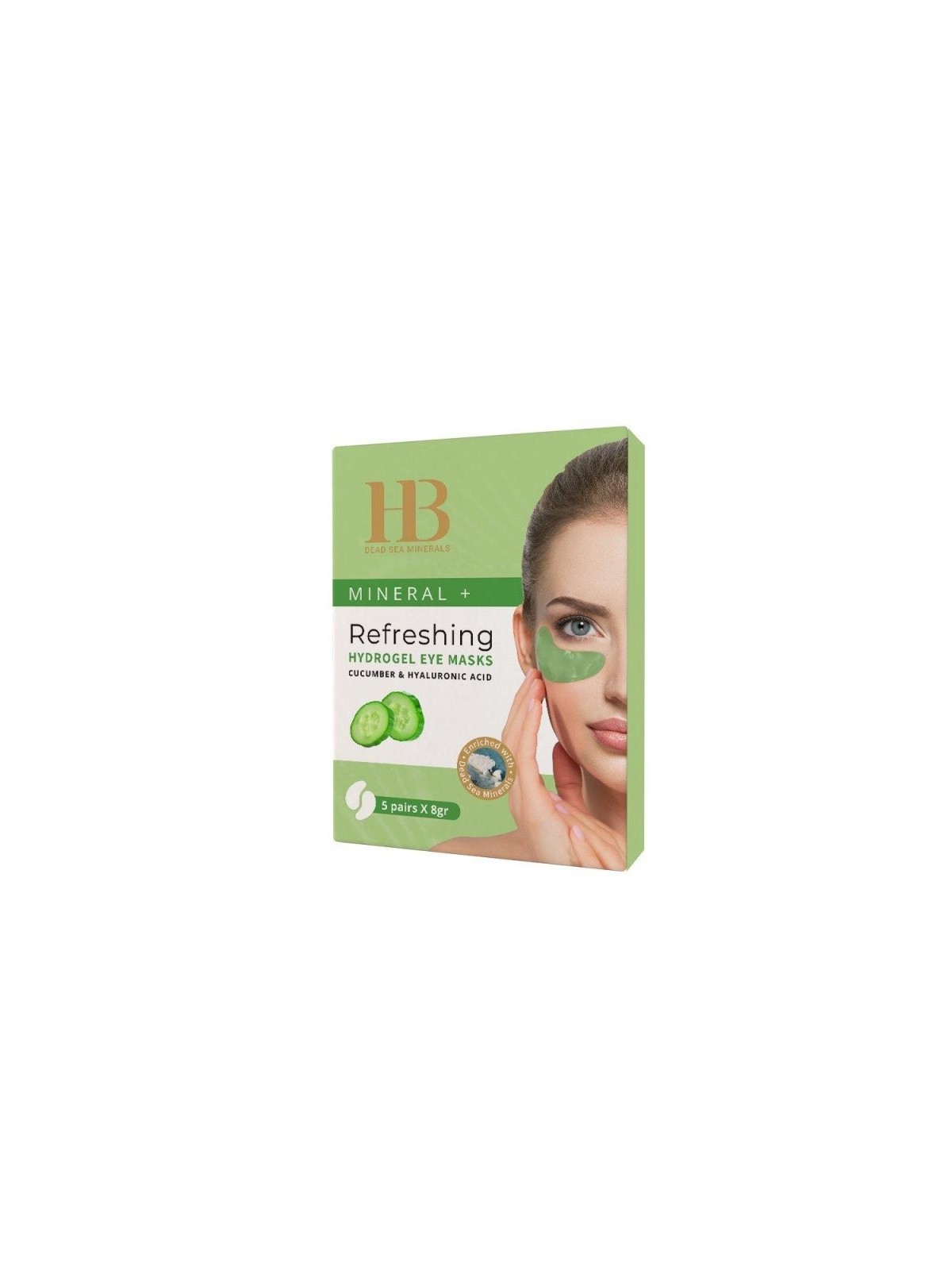 HB Mineral Firm and Glow Hydrogel Eye Mask 5 סטים C... | H&B טיפוח פנים