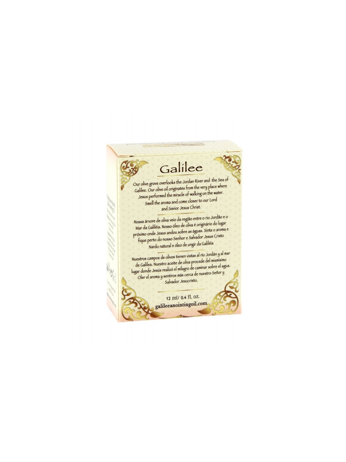 Huile d'onction de Galilée Rose de Sharon 12 ml | Huile d'onction