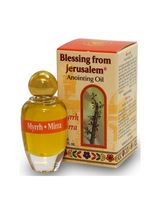 Bénédiction de Jérusalem Huile d'onction à la myrrhe 12 ml 04... | Huile d'onction