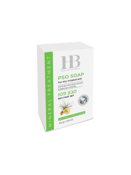 Barre de savon HB de la Mer Morte %96 pour le psoriasis et la peau irritée... | Savon