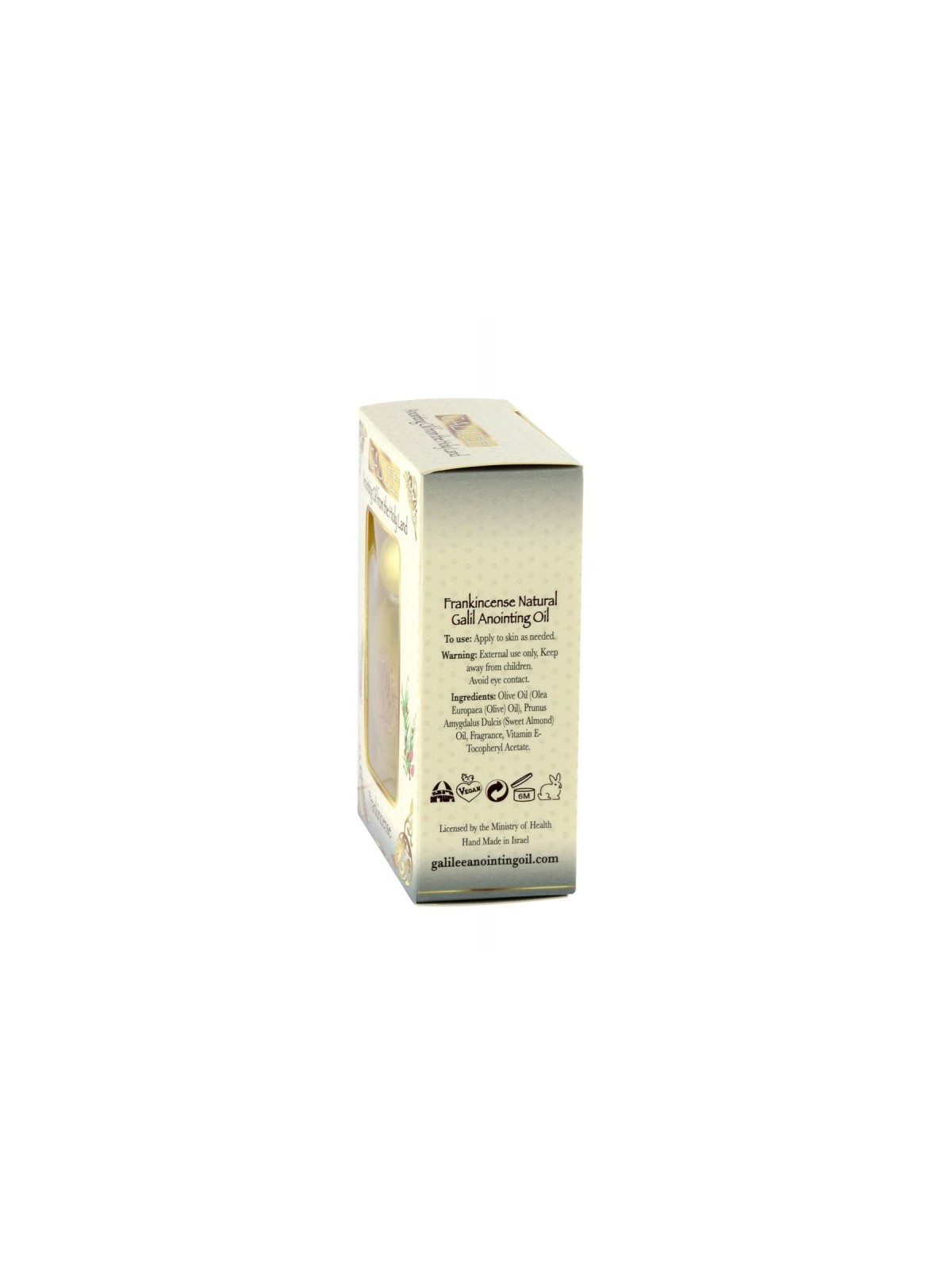 Huile d'onction de Galilée Encens 12 ml | Huile d'onction