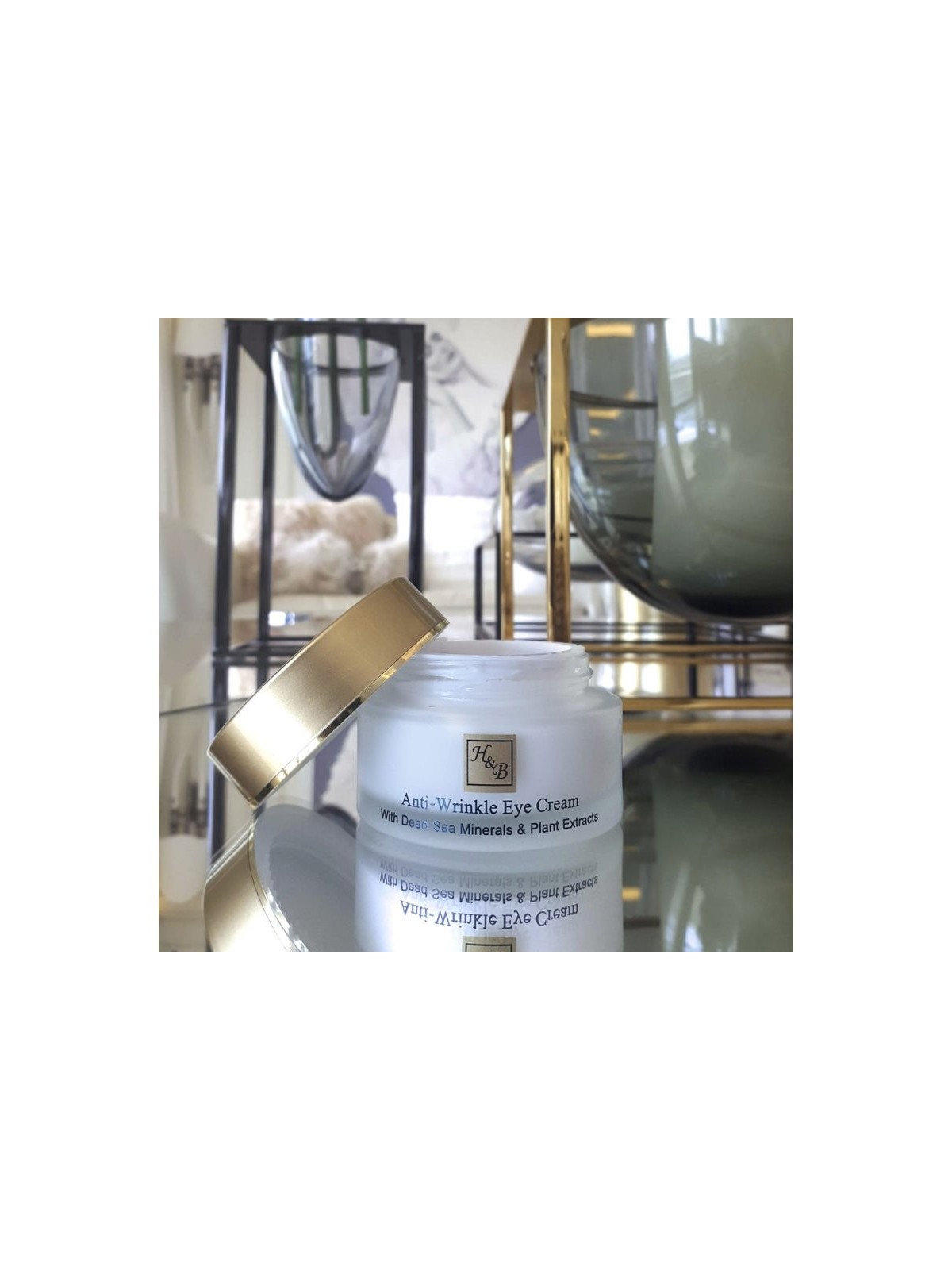 Crème anti-rides riche pour les yeux et le cou HB avec Dead S... | Soins du visage H&B