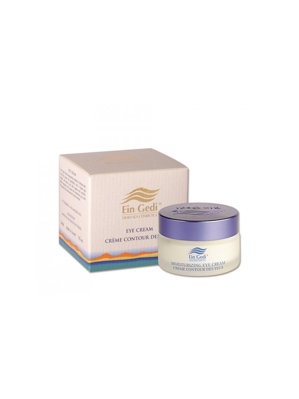 Ein Gedi Crème minérale hydratante pour les yeux de la Mer Morte | Soins du visage Ein Gedi