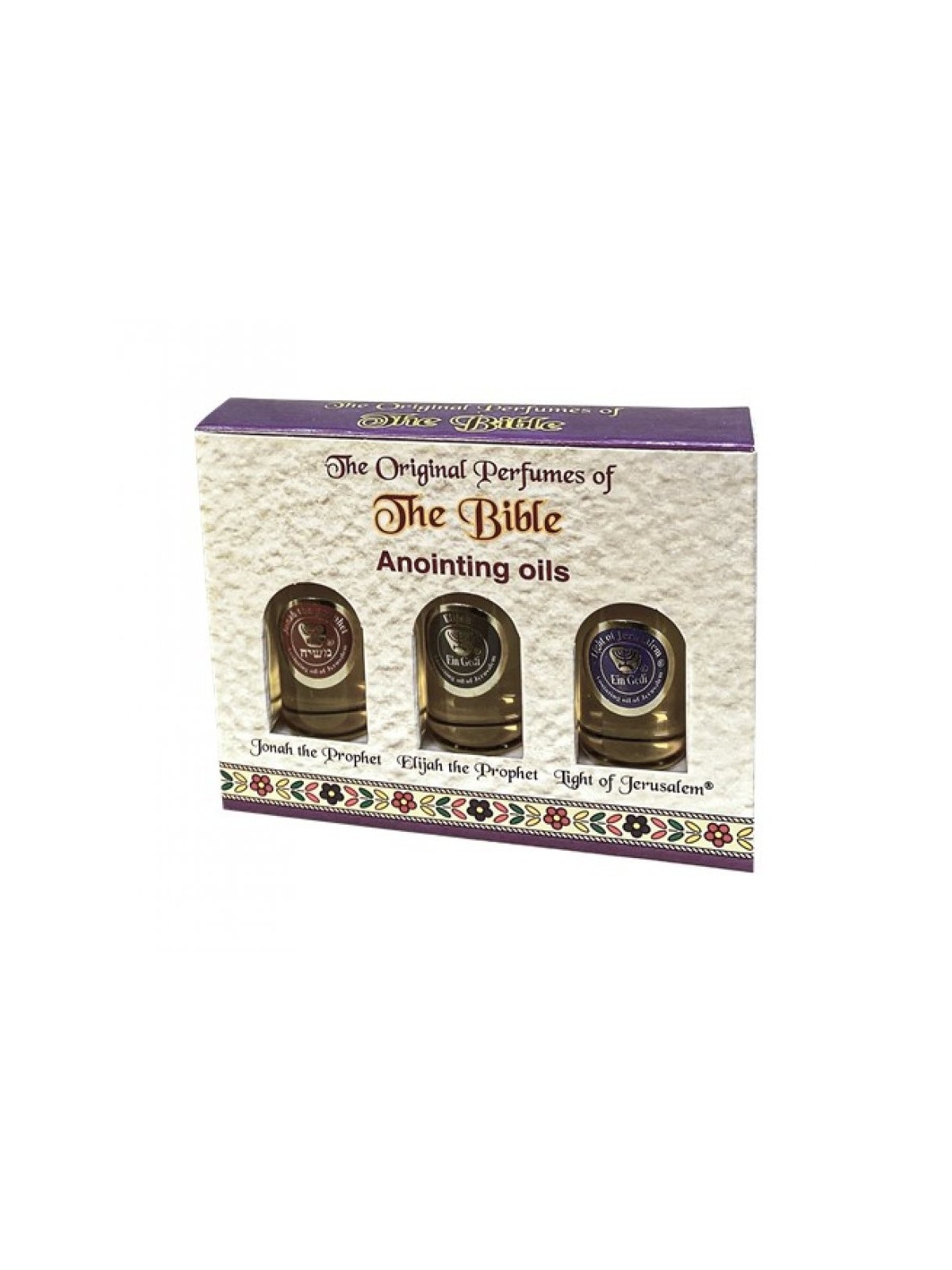 Ein Gedi Set of 3 Bottles of Anointing Oil Jonah El... | Anointing Oil