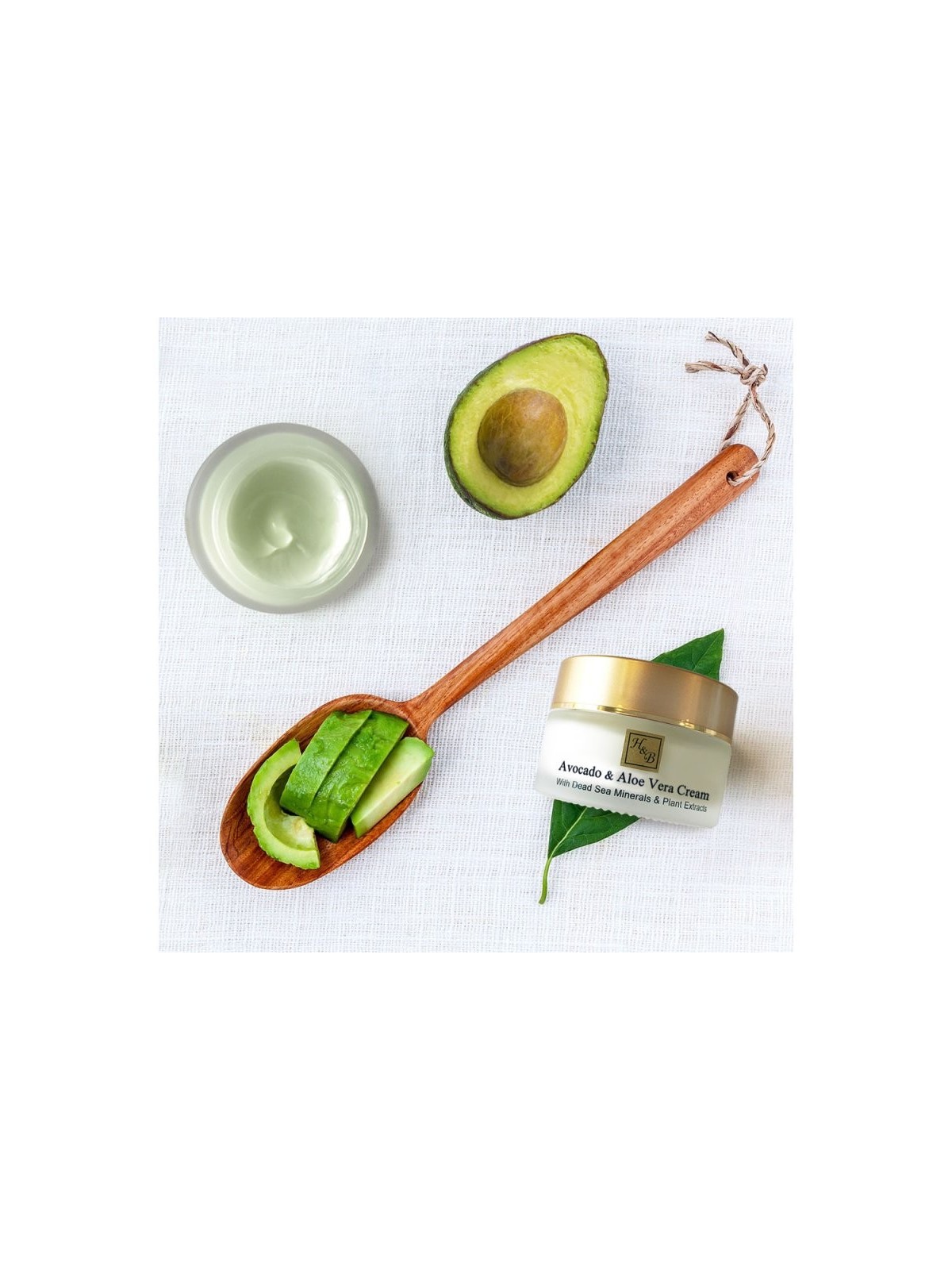 Crème anti-âge HB à l'avocat et à l'aloe vera avec huiles et... | Soins du visage