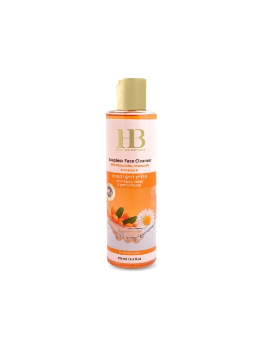 Nettoyant pour le visage sans savon de la Mer Morte HB à l'huile d'argousier... | Soins du visage