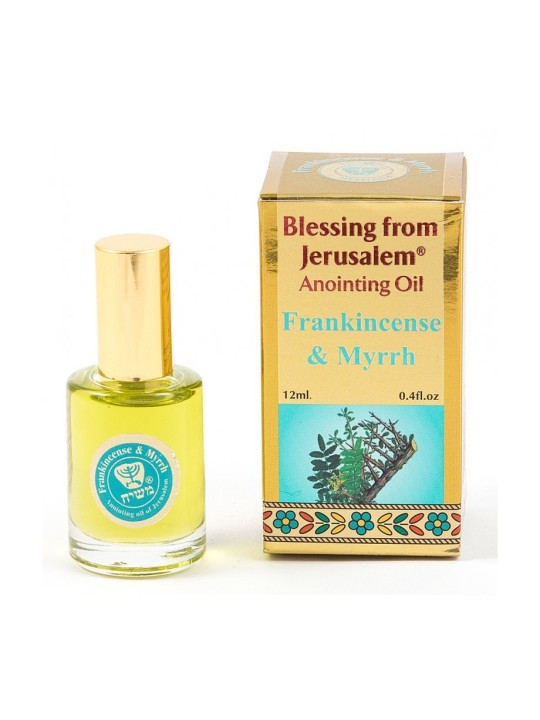 Gold Series Blessing from Jerusalem Frankincense My... | Anointing Oil