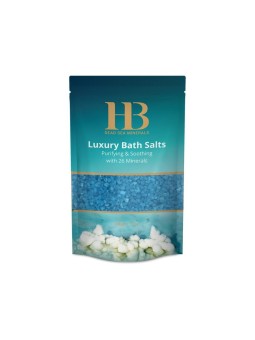 Sels de bain bleus de luxe HB avec 26 minéraux de la mer Morte lavande... | Spa