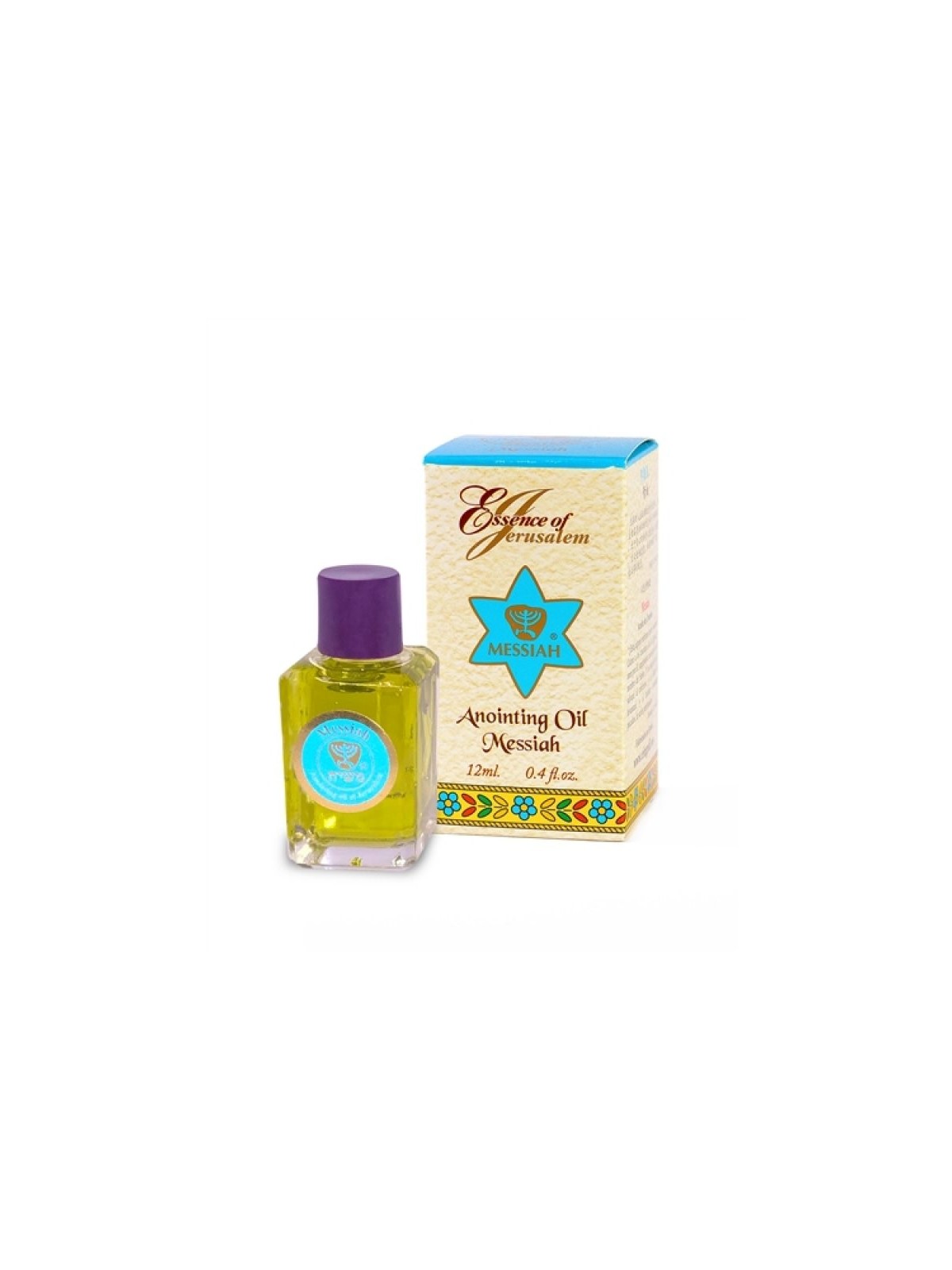 שמן משחה תמצית משיח ירושלים 12 מ"ל | שמן משחה