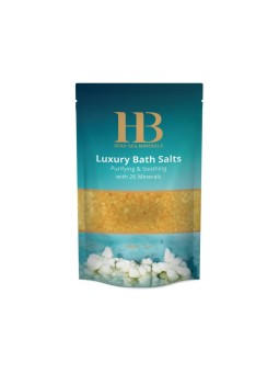 Sels de bain au citron de luxe HB avec 26 minéraux de la mer Morte vanille... | Spa