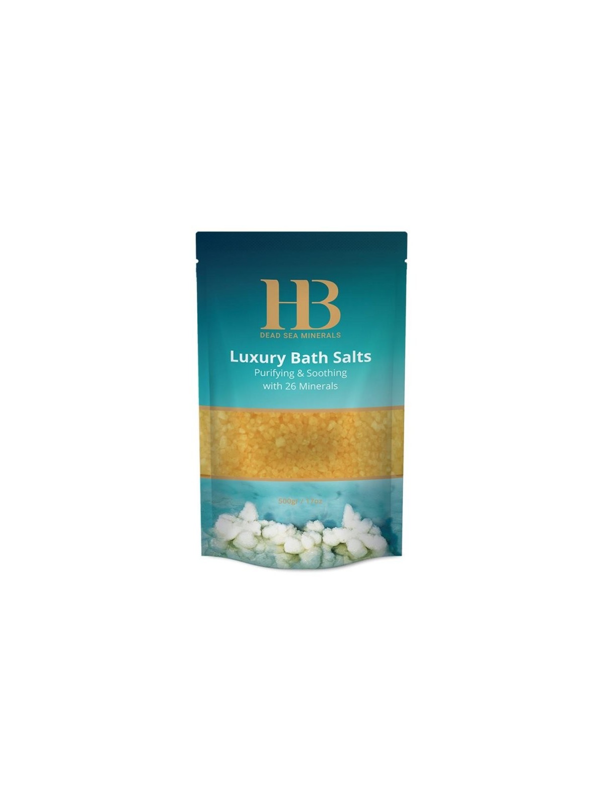 Sels de bain au citron de luxe HB avec 26 minéraux de la mer Morte vanille... | Spa