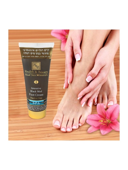 Crème Intensive pour les Pieds HB à Base de Boue Noire de la Mer Morte | Soins du corps