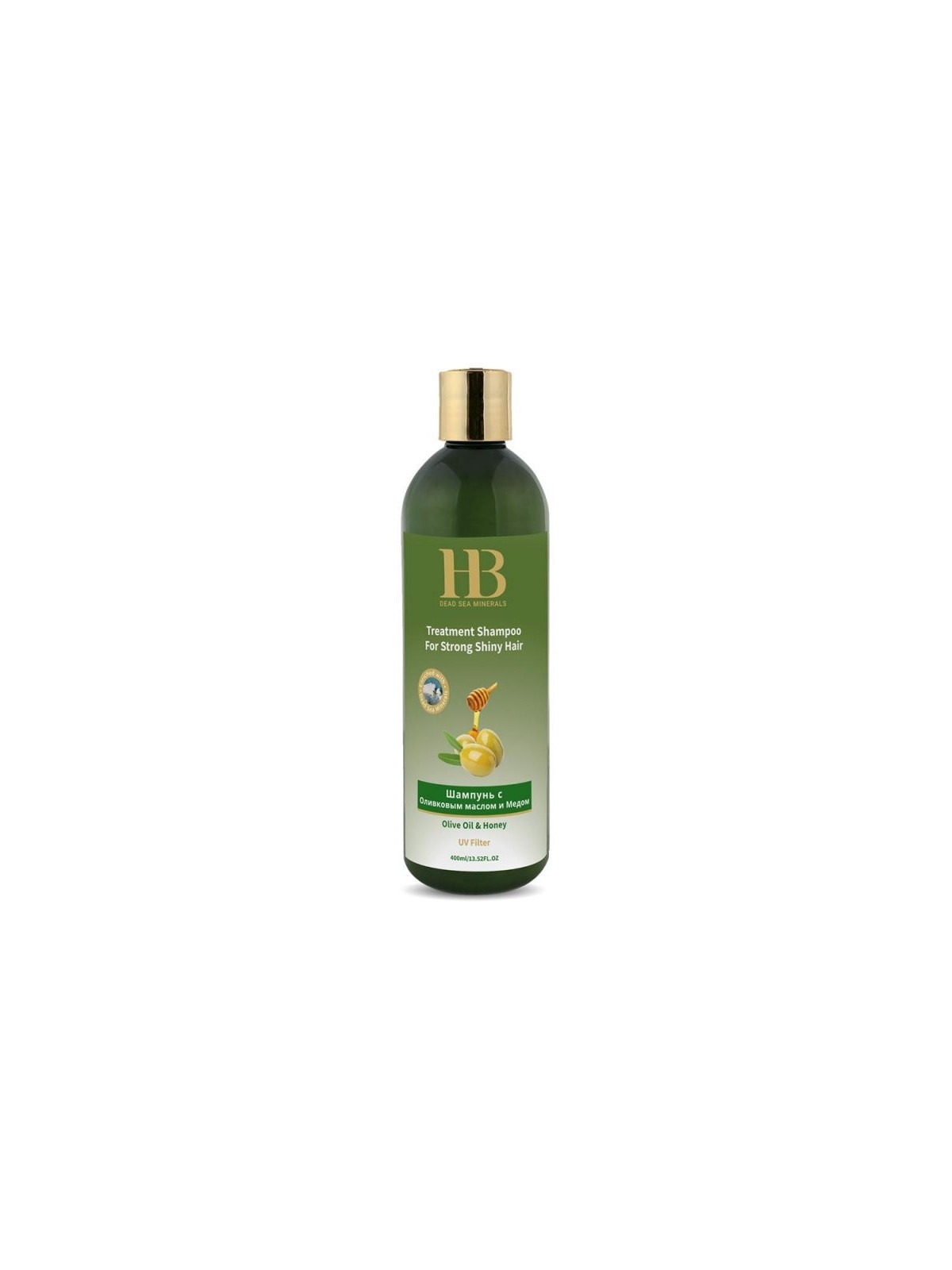 HB Shampooing traitant à l'huile d'olive et au miel avec la Mer Morte... | Soins capillaires