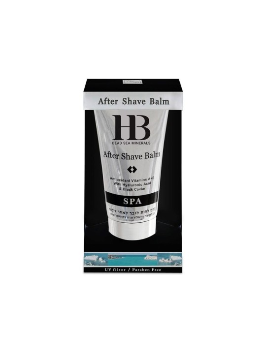 HB After Shave Balm עם ויטמינים חומצה היאלורונית ושחור C... | אֲנָשִׁים