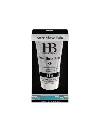 HB After Shave Balm עם ויטמינים חומצה היאלורונית ושחור C... | אֲנָשִׁים