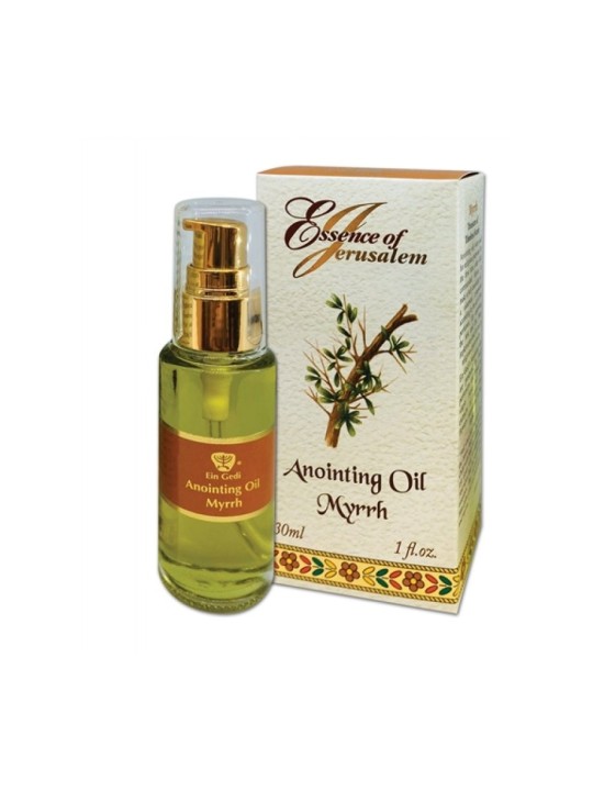 Huile d'onction à l'essence de myrrhe de Jérusalem 30 ml | Huile d'onction