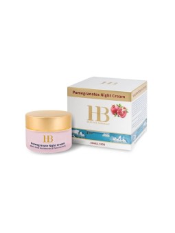 Crème de nuit HB enrichie en concentré de grenade et... | Soins du visage