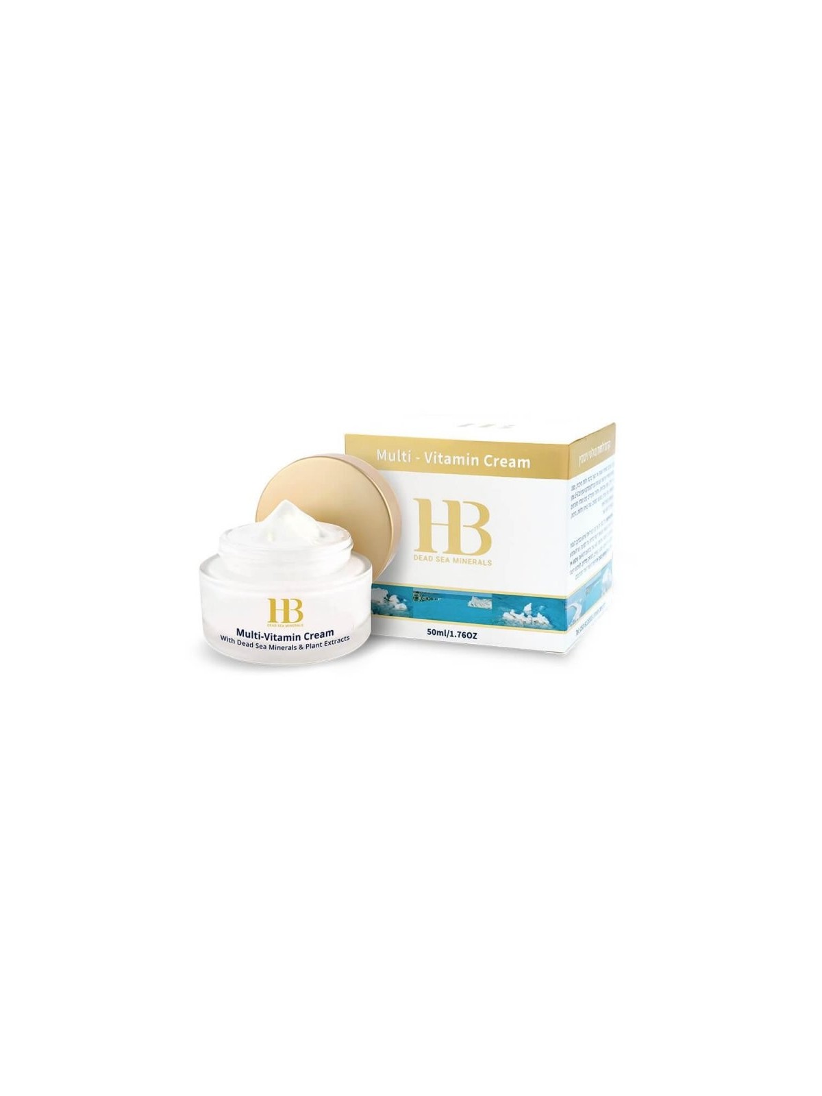 Crème hydratante multivitaminée HB avec protection solaire... | Soins du visage