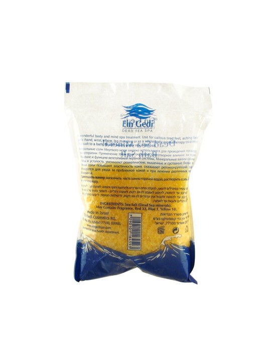 Ein Gedi Dead Sea Yellow Bath Salts Melon Scent | Spa