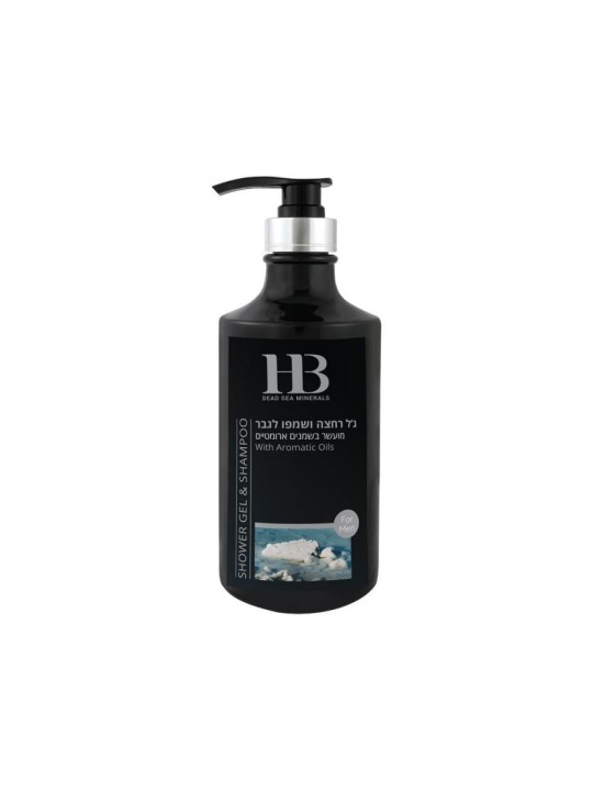 Gel douche HB Mer Morte pour hommes aux huiles minérales de la Mer Morte et... | Hommes