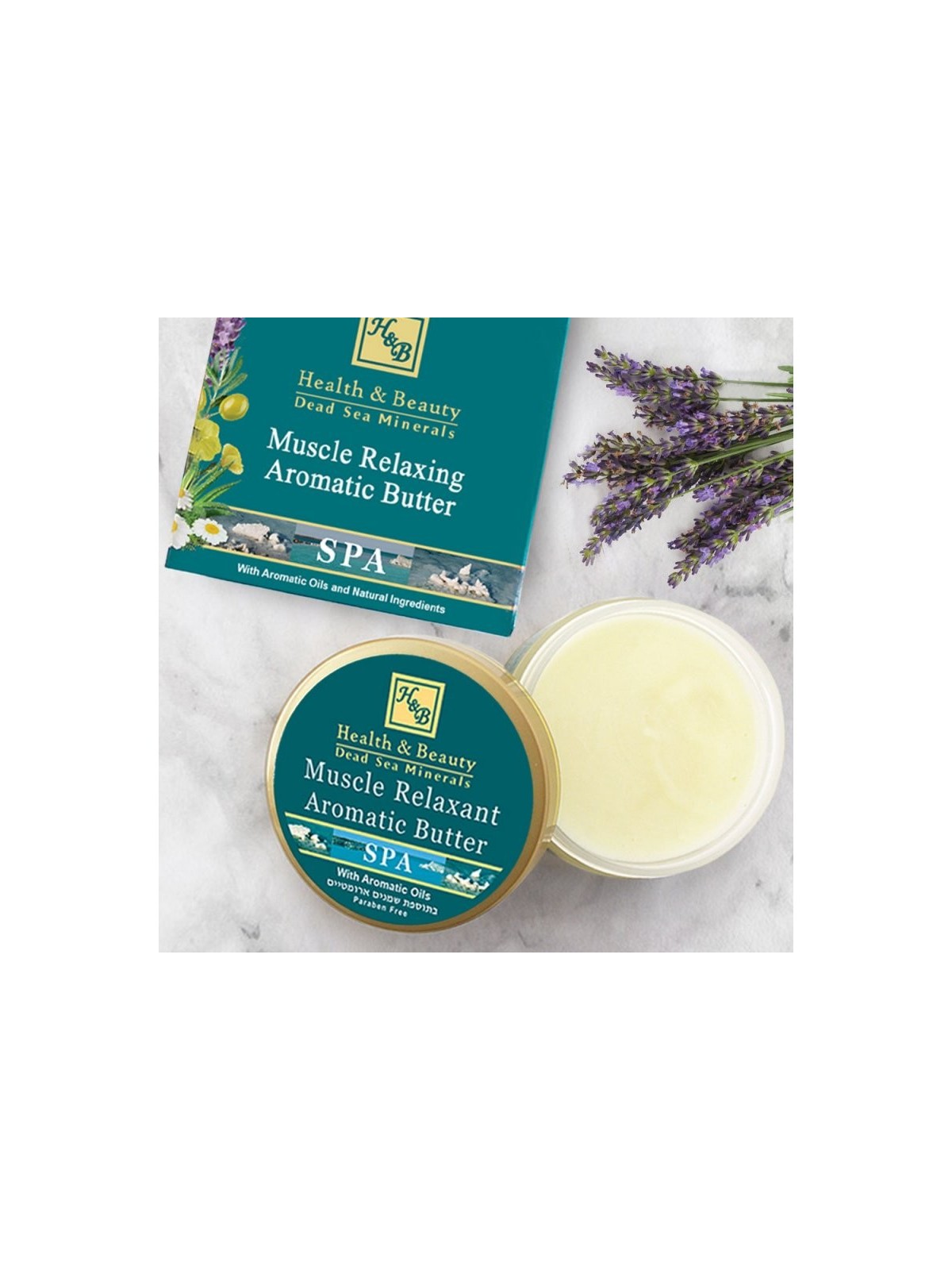 Beurre aromatique relaxant musculaire HB enrichi en huiles et... | Soins du corps