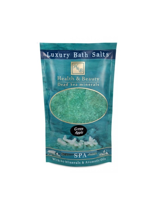 Sels de bain de luxe HB avec 40 minéraux de la mer Morte Pomme verte | Spa