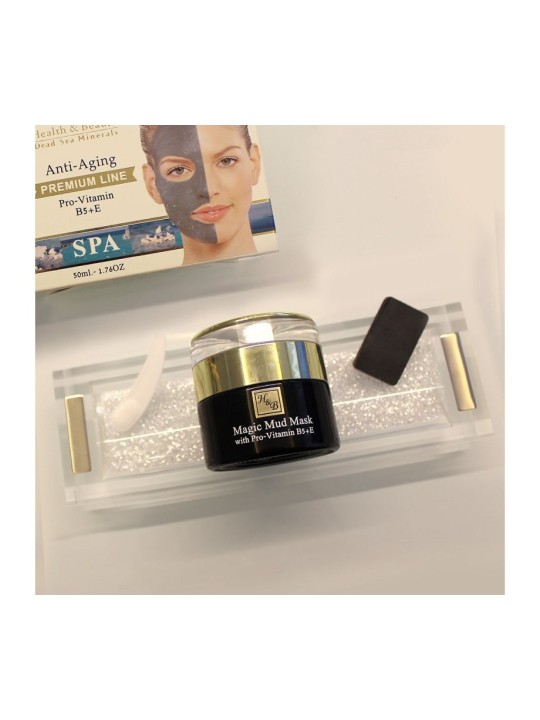 Masque facial anti-âge HB à la boue de la mer Morte %96... | Soins du visage