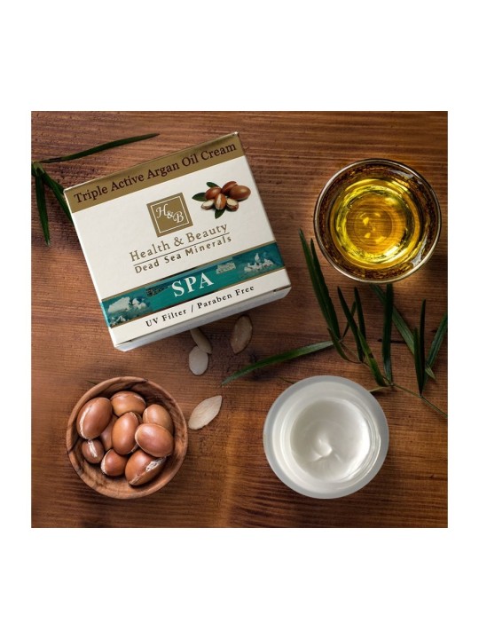 Crème à l'huile d'argan triple active HB Soin de nuit anti-âge... | Soins du visage
