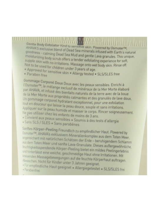 AHAVA Exfoliant exfoliant à la boue de la Mer Morte | Soins du corps Ahava