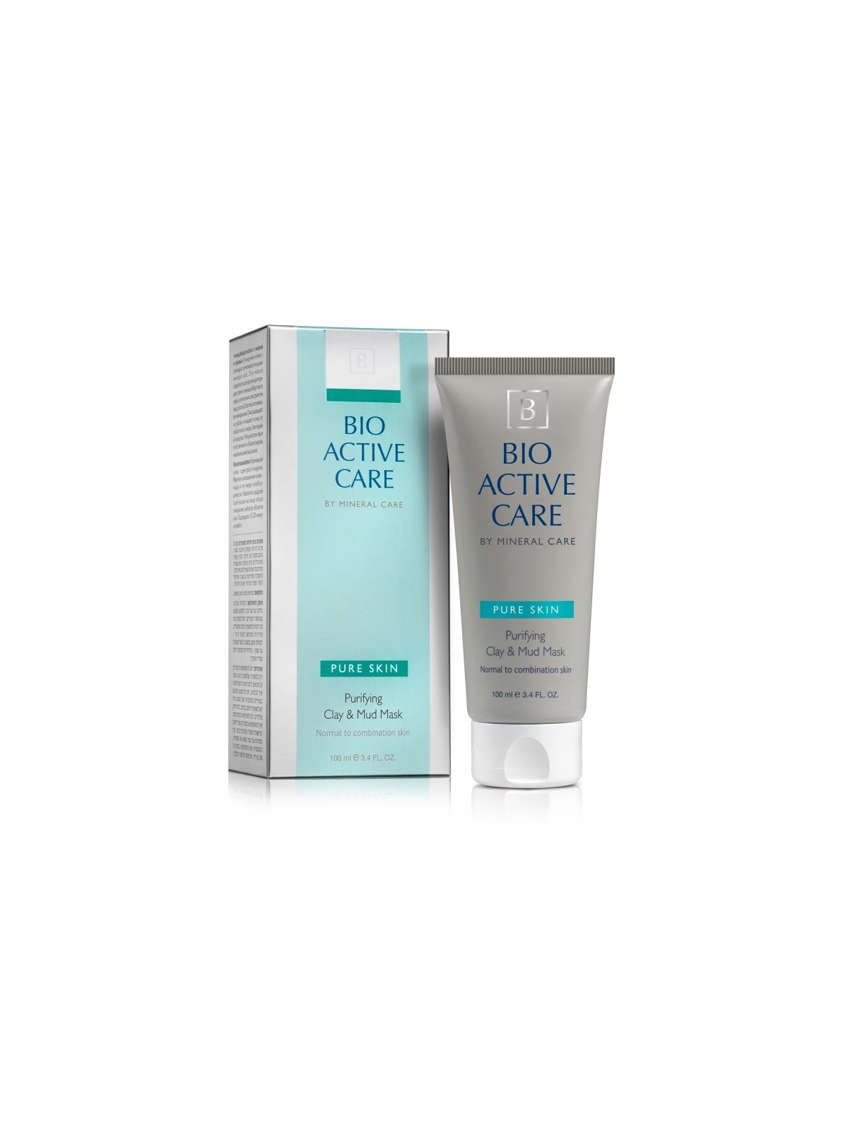 Bio Active Care Masque à l'argile et à la boue Pure Skin de Mineral... | Nettoyage