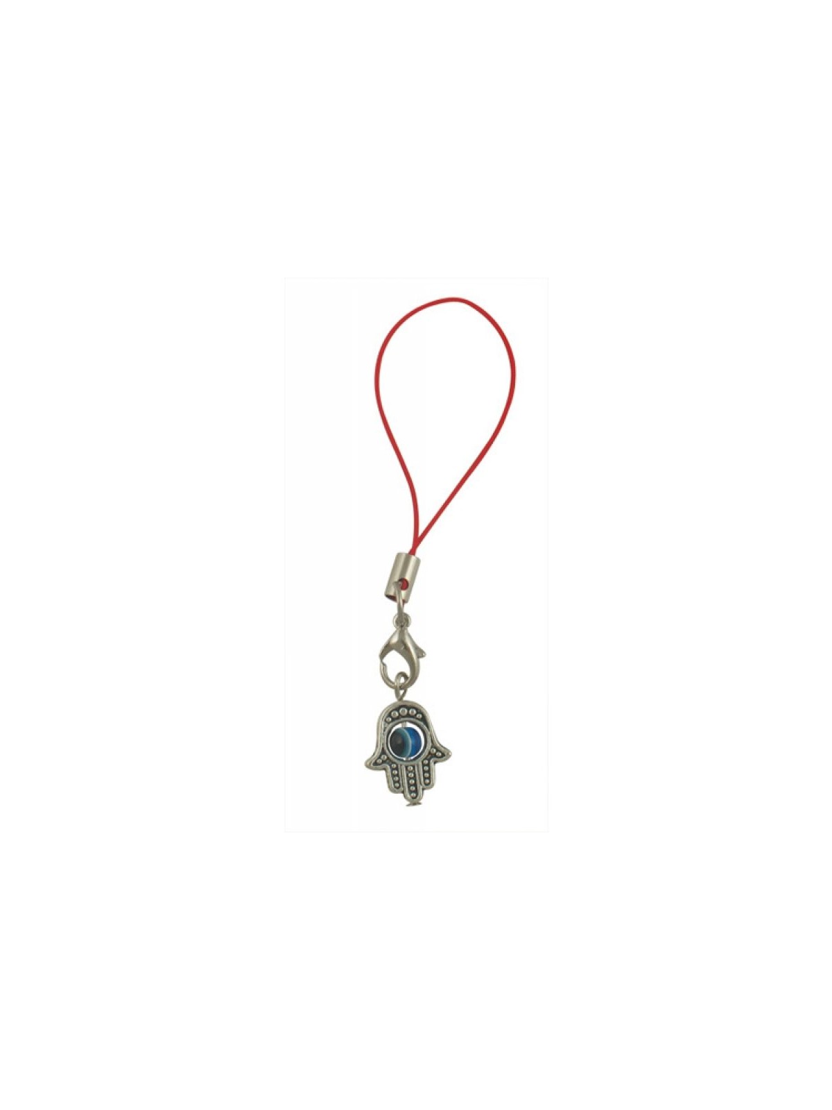 Charme de téléphone portable Hamsa avec œil mobile | Charmes de téléphone portable