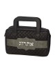 Sac porte-documents Etrog rembourré en simili cuir noir style porte-documents | Boîte d'étrog