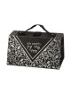 Sac à main en similicuir Etrog Box Floral Design Silver Heb... | Boîte d'étrog