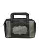 Sac Etrog Holder Rembourré En Simili Cuir Noir Avec Vertica... | Boîte d'étrog