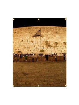 Panoramic Western Wall Sukkah Single Wall Pane... | Sukkah Decorations