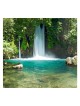 Panoramic Banyas Waterfall Sukkah Single Wall ... | Sukkah Decorations