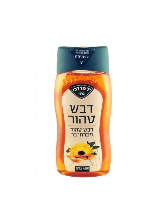 Miel de fleurs sauvages pur dans une bouteille compressible Yad Mor... | Épicerie israélienne