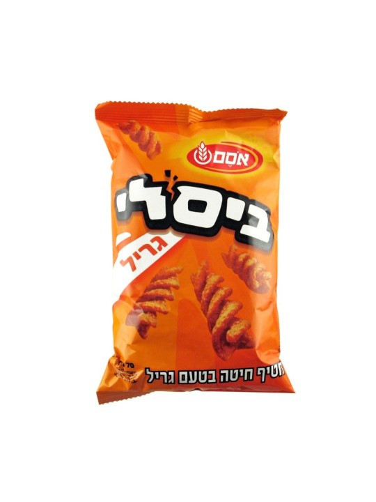 Bissli Snack au goût de grill par Osem Taille moyenne | Collations israéliennes