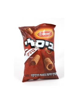 Bissli Snack with Barbecue Flavor by Ossem Large Size | Israeli Snacks