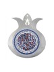 Dorit Judaica Plaque murale grenade bleue... | Cadeau juif d'Israël