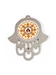 Dorit Judaica Orange Shades Wall Hamsa Eishet Chayil ... | Hamsa Hands