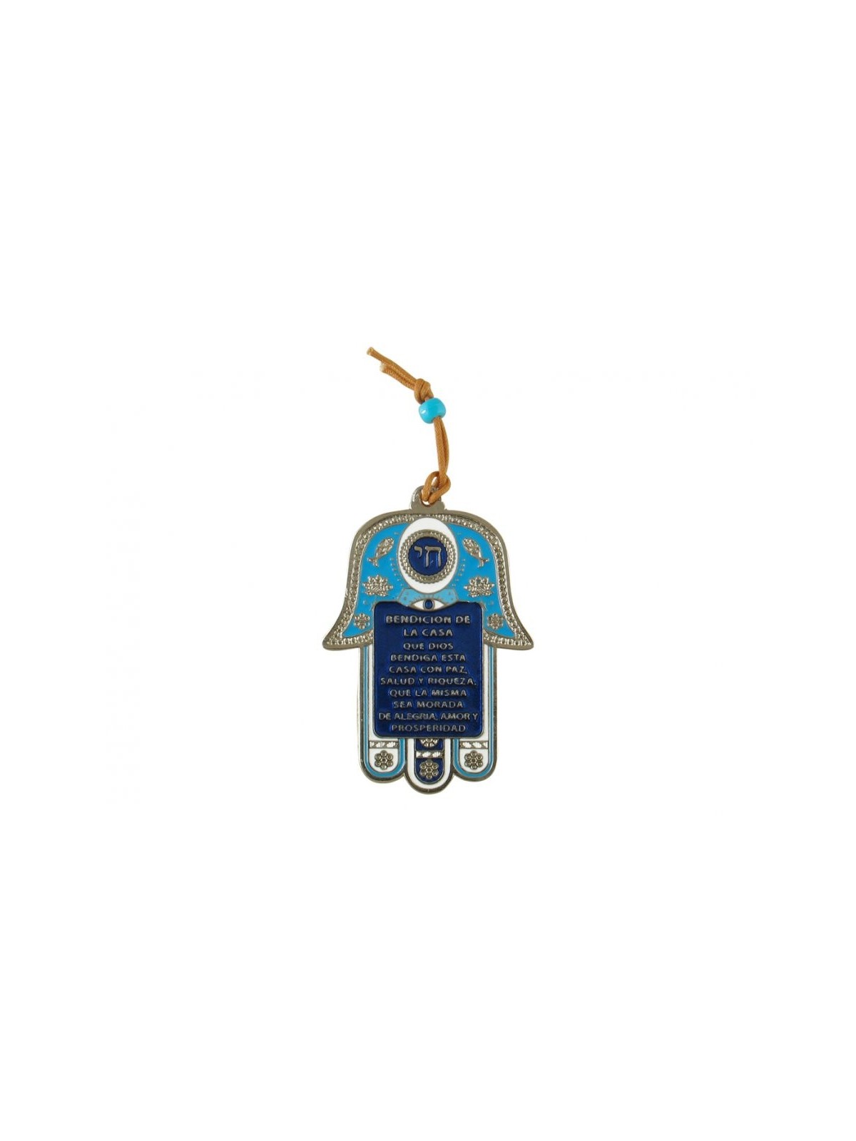 Hamsa Wall Decoration with Spanish Home Blessing and ... | Metal Hamsa