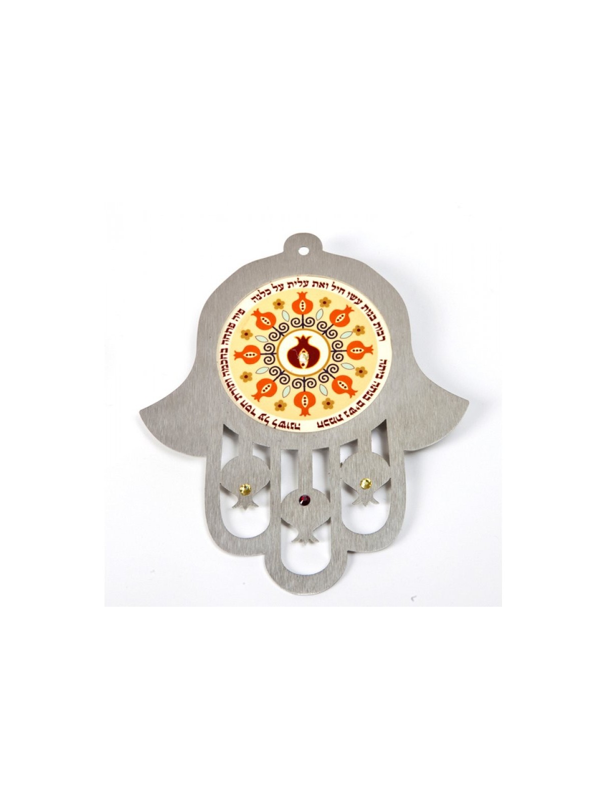 Dorit Judaica Orange Shades Wall Hamsa Eishet Chayil ... | Hamsa Hands