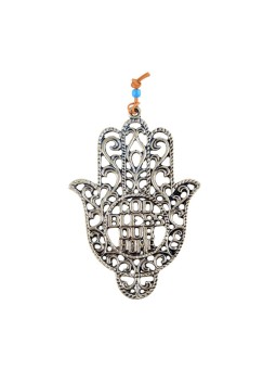 Décoration murale Hamsa avec motif filigrane découpé %96... | Hamsa en métal