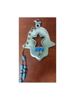 Hamsa Poisson Tenture murale 1 en stock | Hamsa en métal