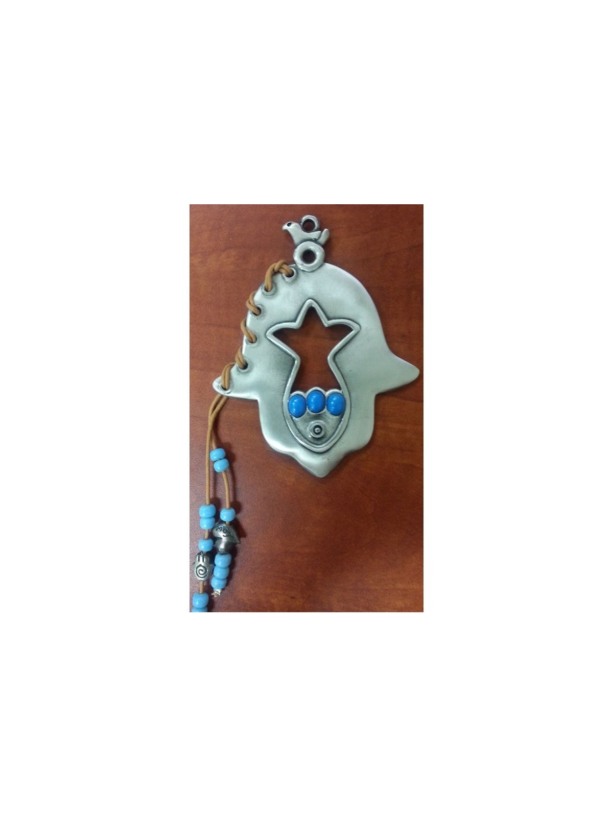 Hamsa Poisson Tenture murale 1 en stock | Hamsa en métal
