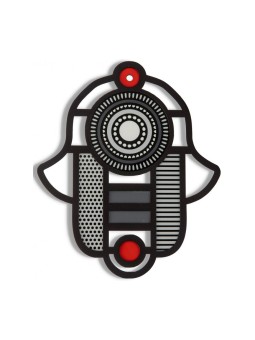 Dorit Judaica Modern Wall Hamsa in Stained Glass Art ... | Hamsa Hands