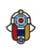 Dorit Judaica Modern Wall Hamsa in Stained Glass Art ... | Hamsa Hands