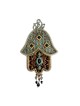 Iris Design Plaque murale Hamsa avec perles colorées et... | Mains Hamsa